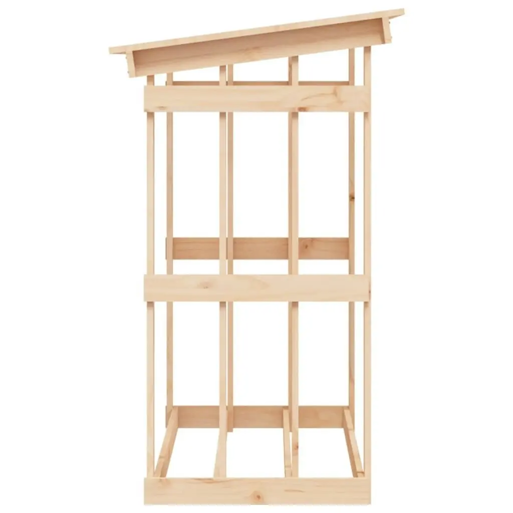 Firewood Rack 108x64.5x109 cm Solid Wood Pine 822427