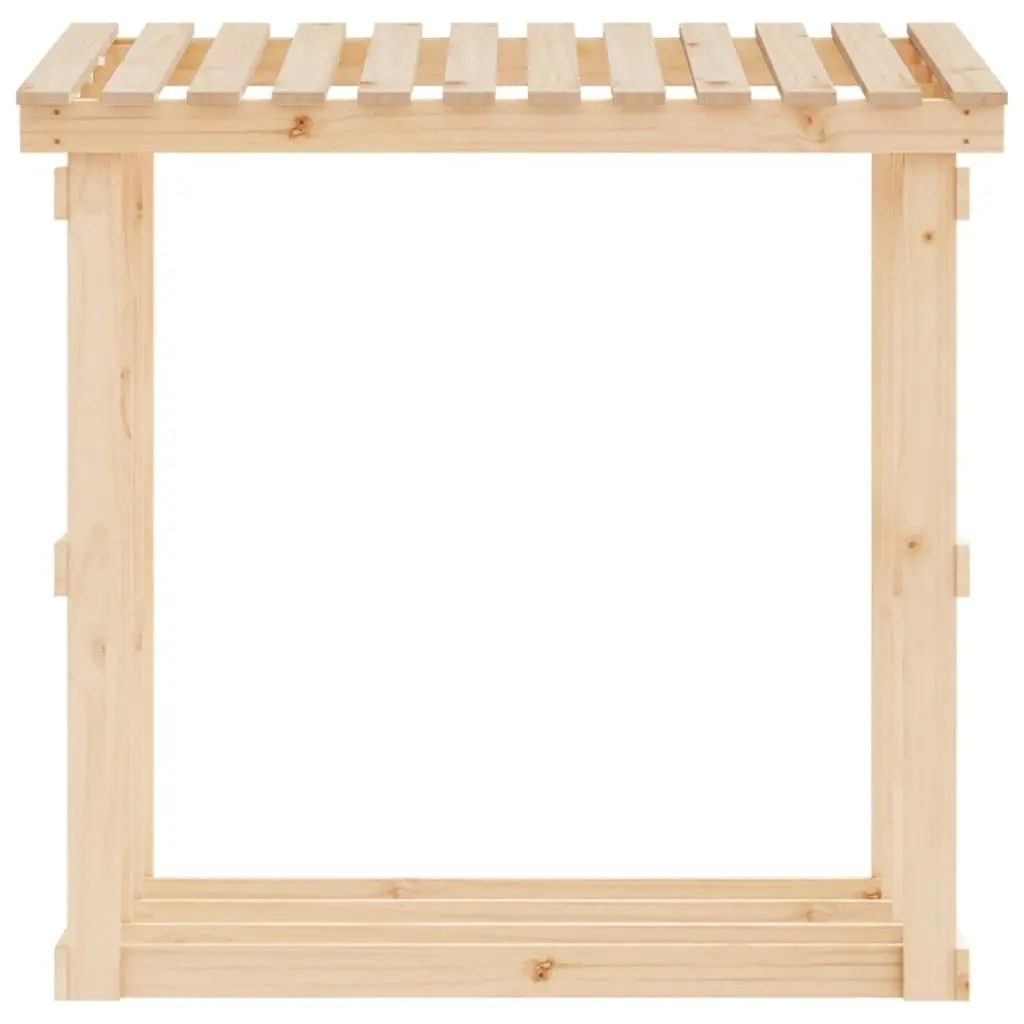 Firewood Rack 108x64.5x109 cm Solid Wood Pine 822427