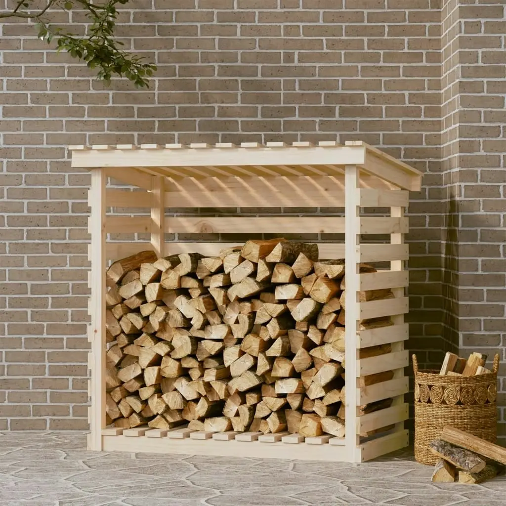 Firewood Rack 108x73x108 cm Solid Wood Pine 822222