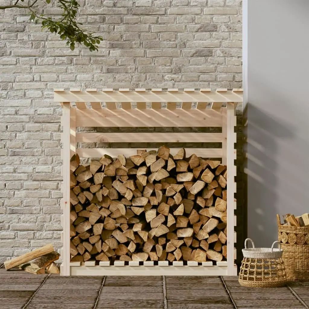 Firewood Rack 108x73x108 cm Solid Wood Pine 822222