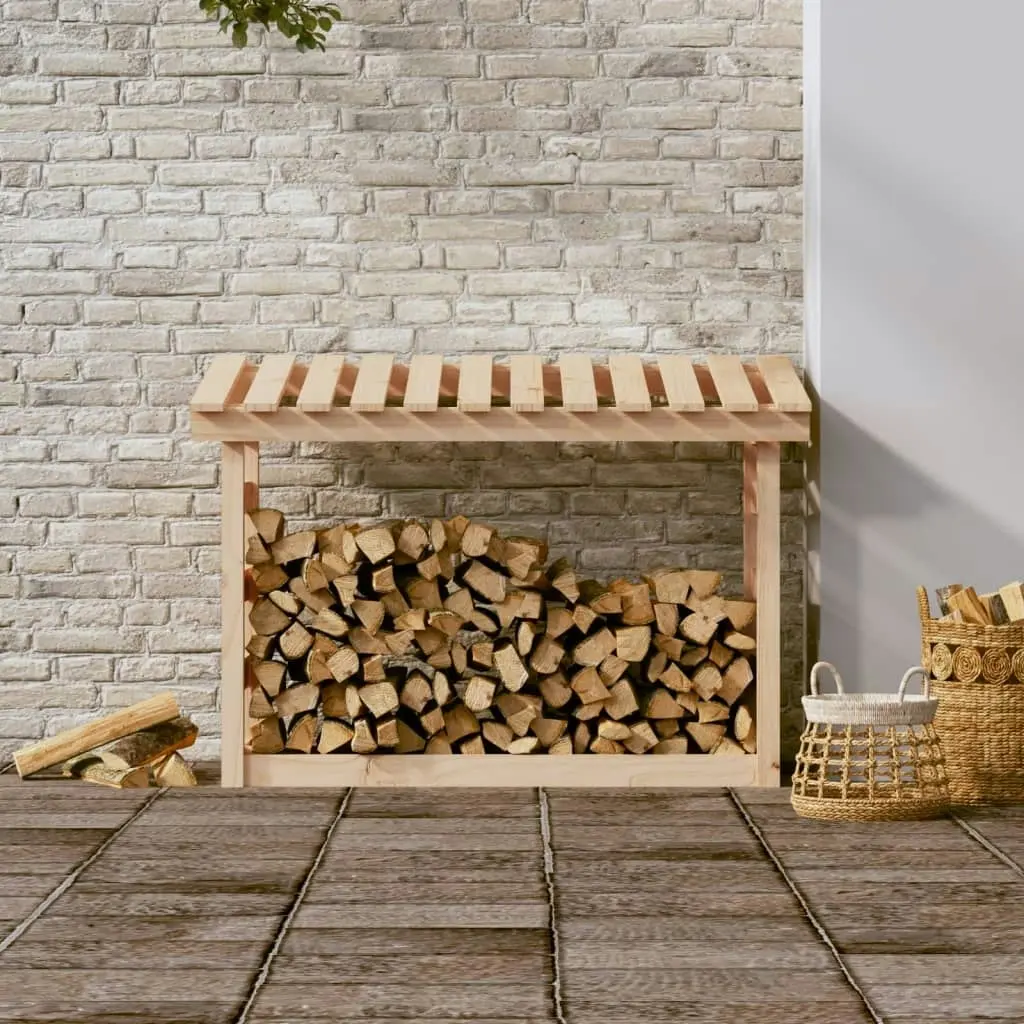 Firewood Rack 108x64.5x78 cm Solid Wood Pine 822442