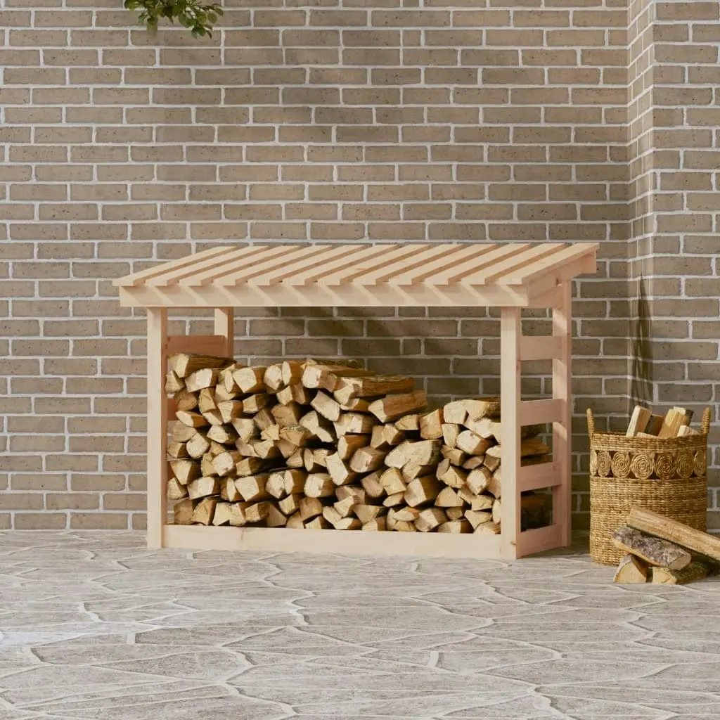 Firewood Rack 108x64.5x78 cm Solid Wood Pine 822442