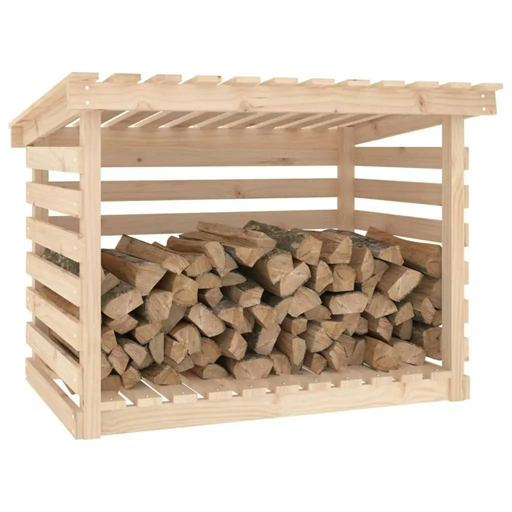 Firewood Rack 108x73x79 cm Solid Wood Pine 822227