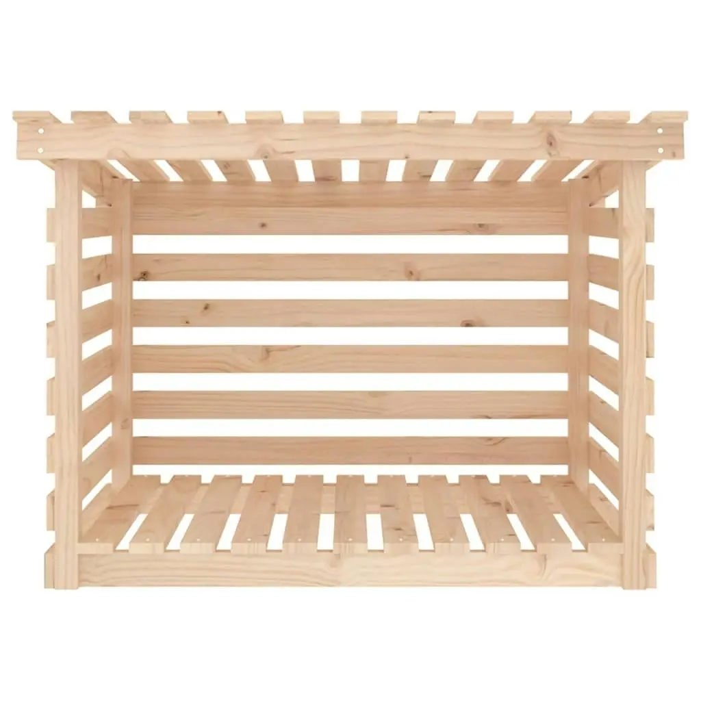 Firewood Rack 108x73x79 cm Solid Wood Pine 822227