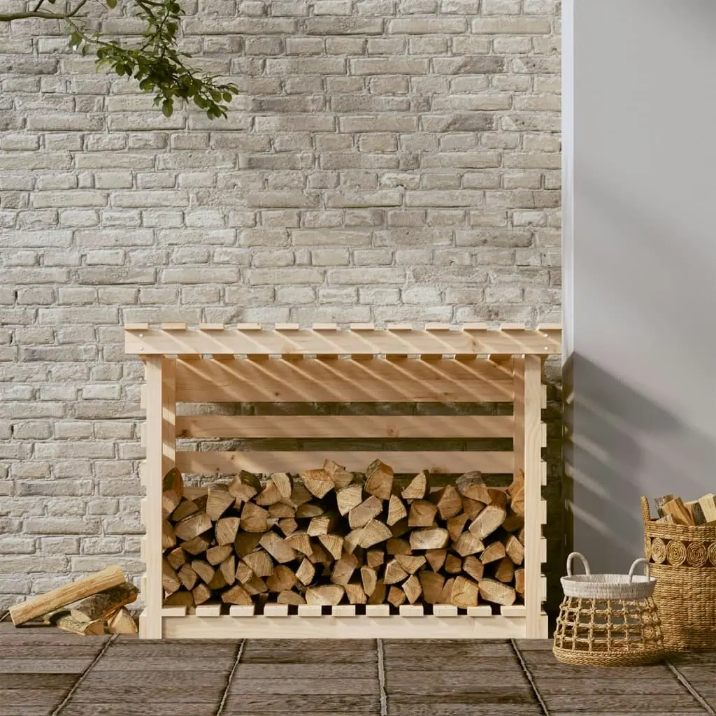 Firewood Rack 108x73x79 cm Solid Wood Pine 822227