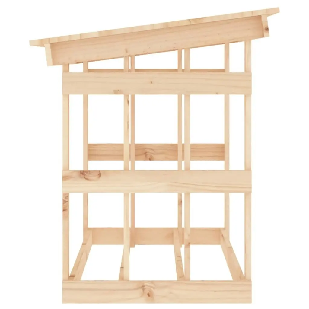 Firewood Rack 108x64.5x77 cm Solid Wood Pine 822432