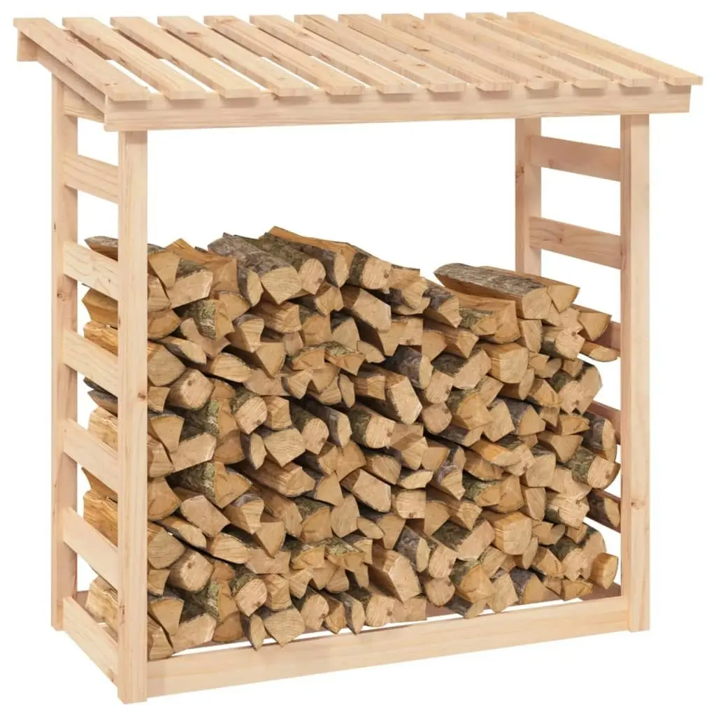 Firewood Rack 108x64.5x110 cm Solid Wood Pine 822437