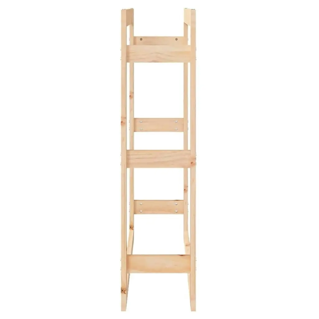 Firewood Rack 80x25x100 cm Solid Wood Pine 822417