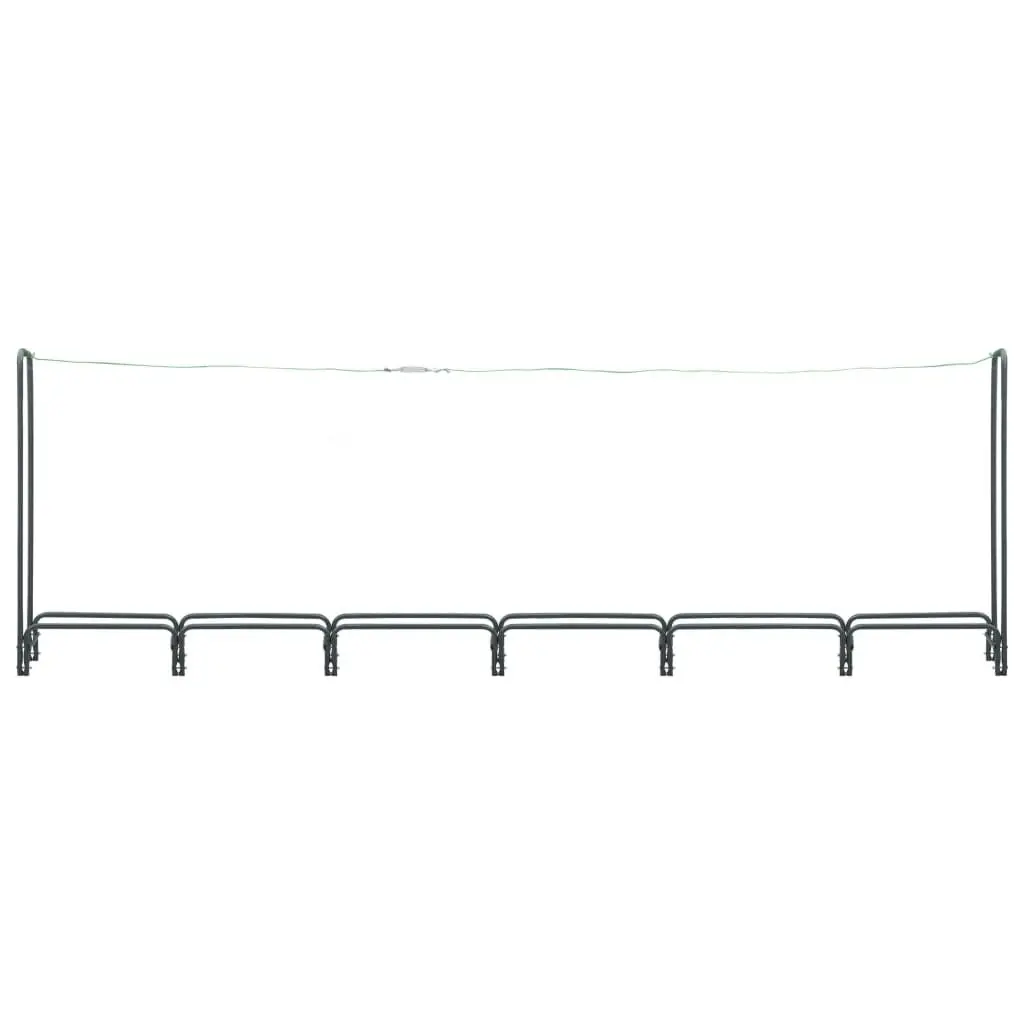 Firewood Rack Anthracite 360x35x120 cm Steel 286292