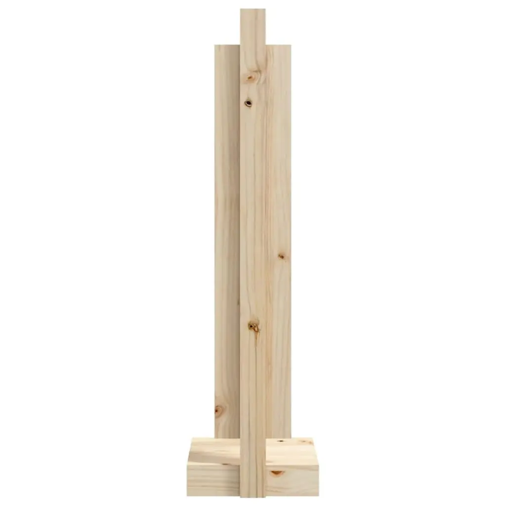 Log Holder 33.5x30x110 cm Solid Wood Pine 822621