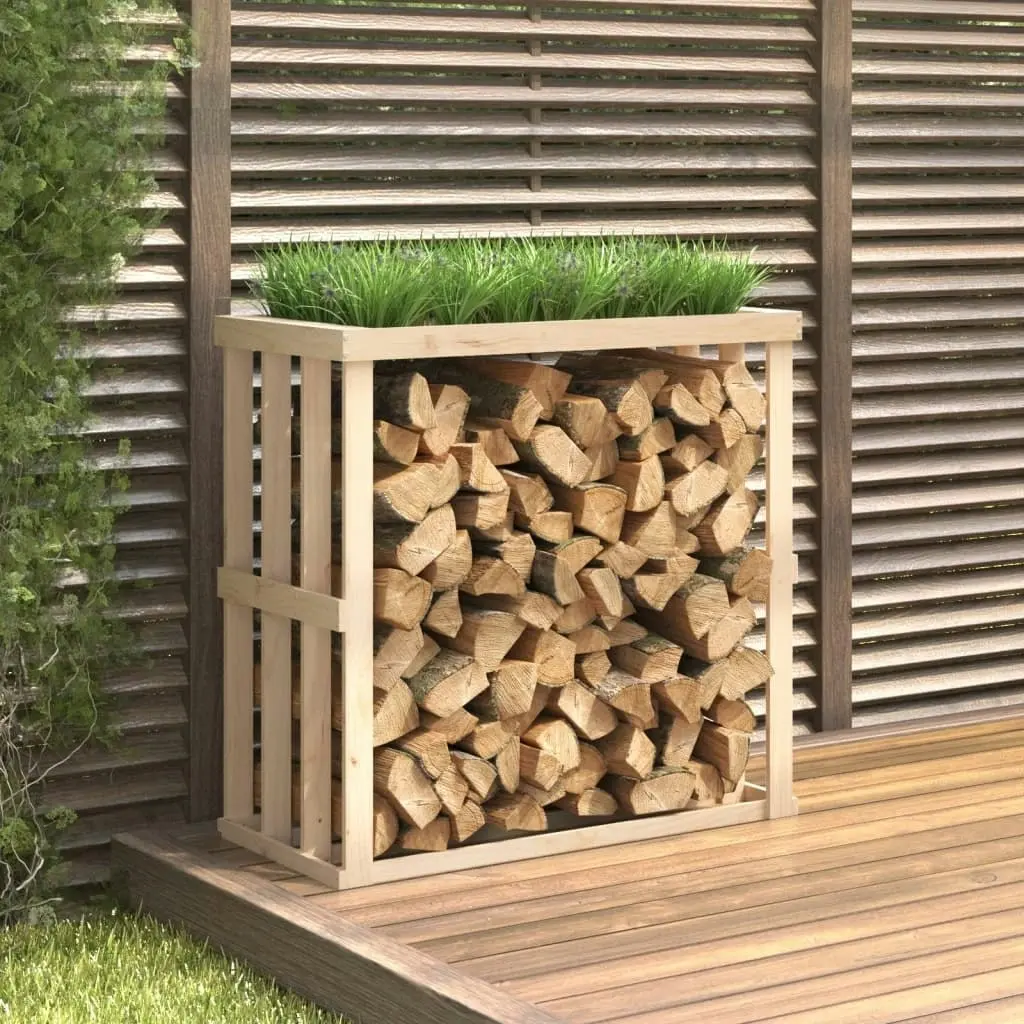 Outdoor Log Holder 108x52x106 cm Solid Wood Pine 822626