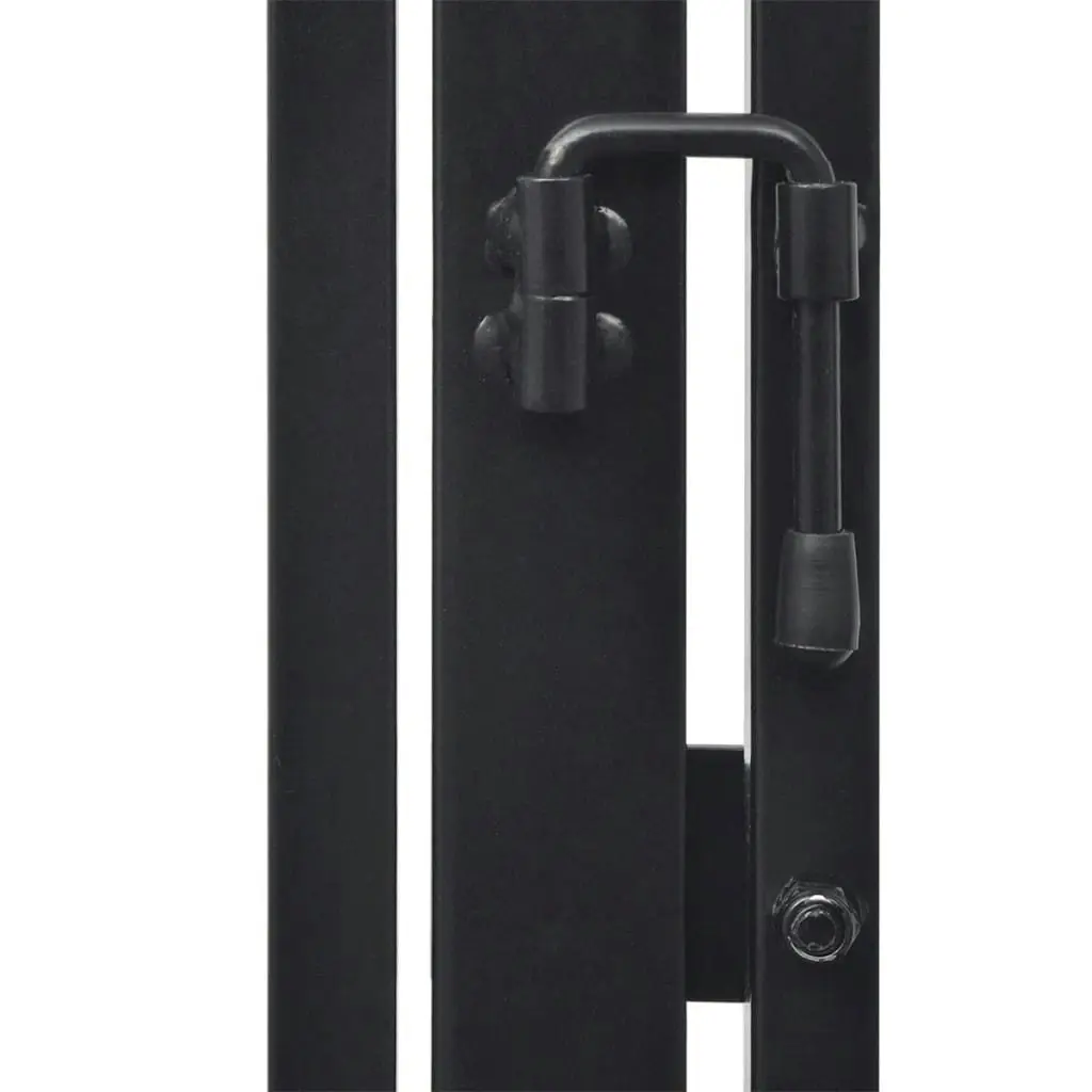 Pet Fireplace Fence Steel Black 242684