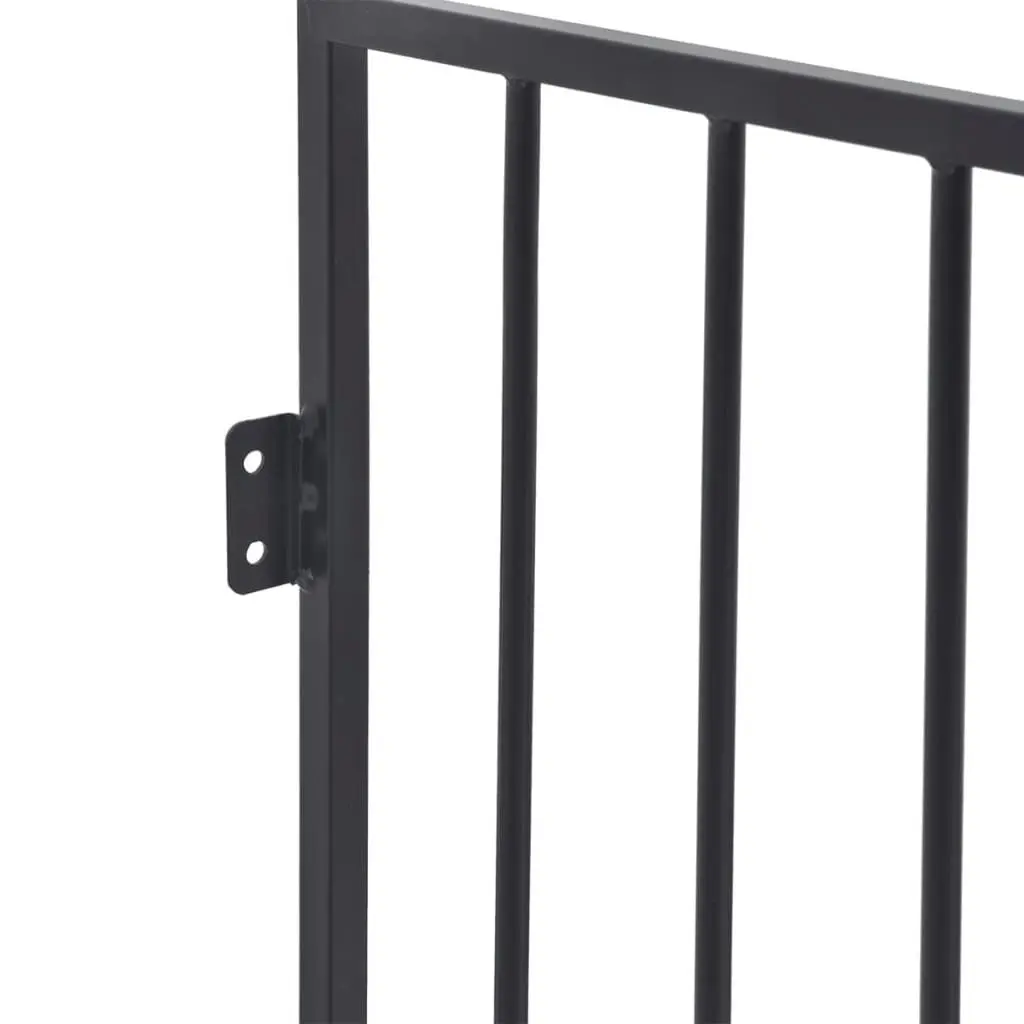 Pet Fireplace Fence Steel Black 242684