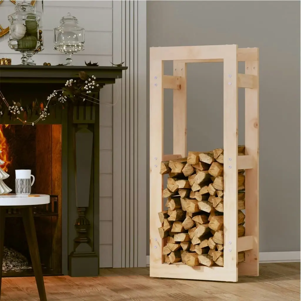 Firewood Rack 41x25x100 cm Solid Wood Pine 822407