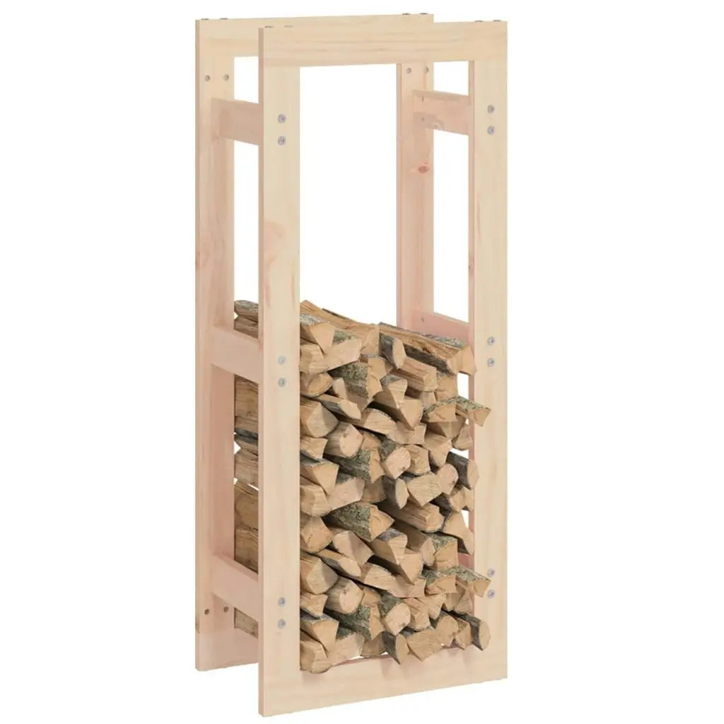 Firewood Rack 41x25x100 cm Solid Wood Pine 822407