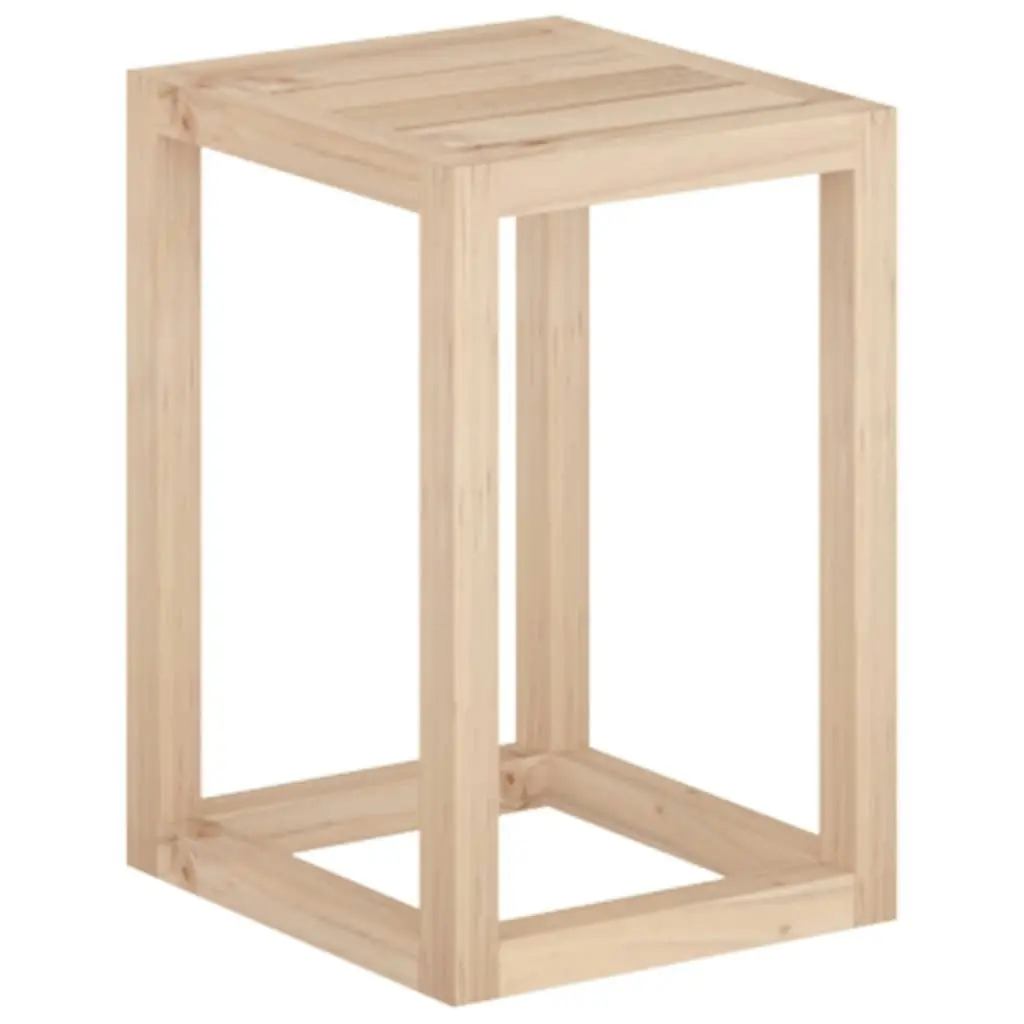 3 Piece Plant Stand Set Solid Wood Pine 822267