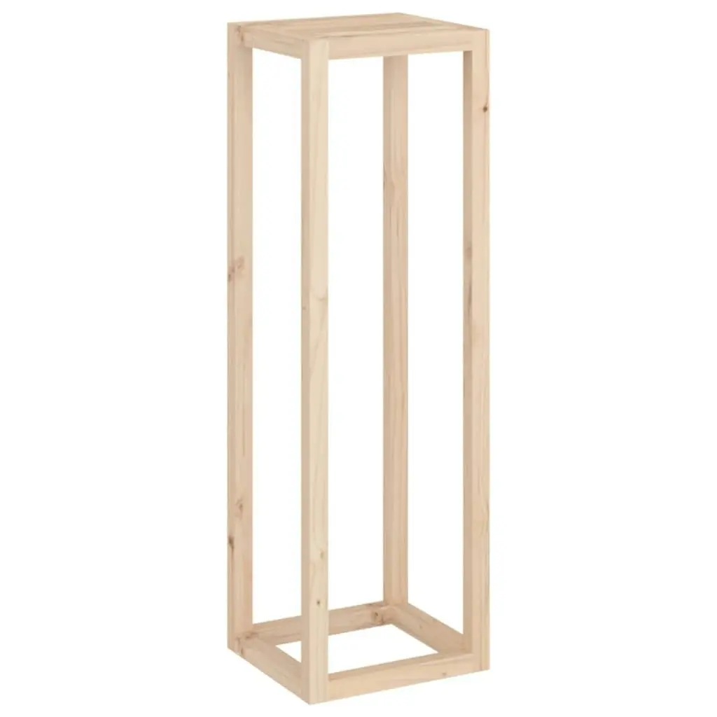 3 Piece Plant Stand Set Solid Wood Pine 822267