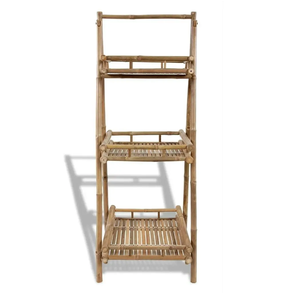 3-Tier Folding Bamboo Plant Rack 41493