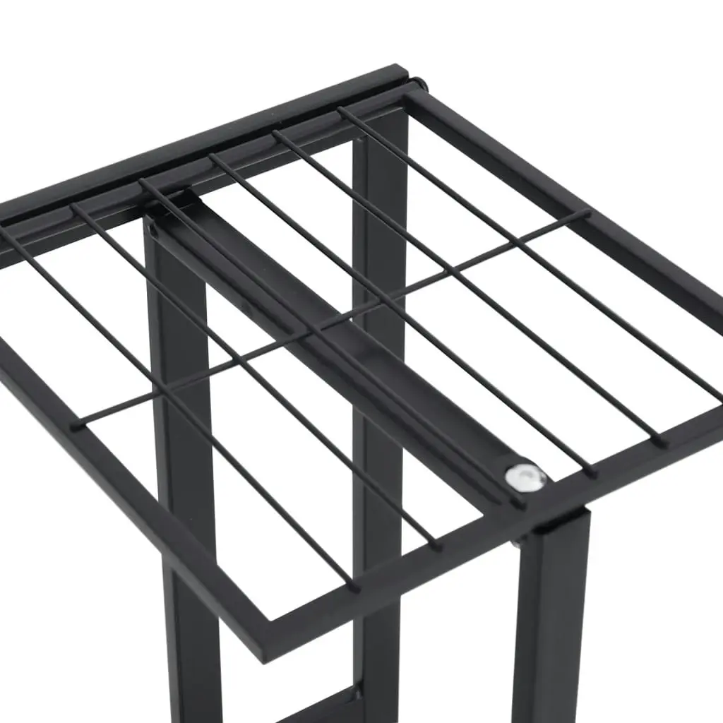 5-Floor Flower Stand 43x22x98 cm Black Metal 336110