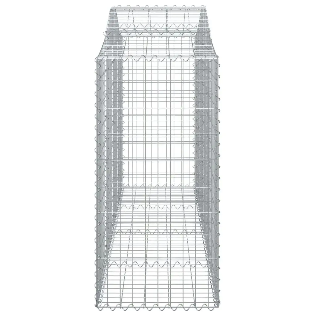 Arched Gabion Baskets 13 pcs 200x50x100/120 cm Galvanised Iron 3145651