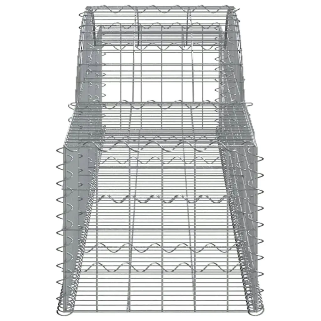 Arched Gabion Basket 300x50x40/60 cm Galvanised Iron 153512