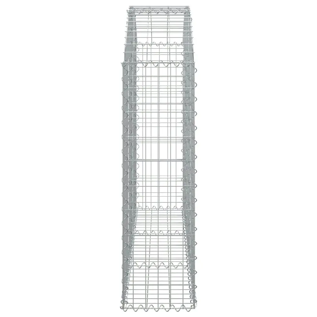 Arched Gabion Basket 150x30x100/120 cm Galvanised Iron 153445