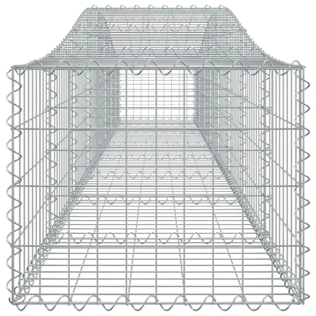 Arched Gabion Basket 400x50x40/60 cm Galvanised Iron 153412