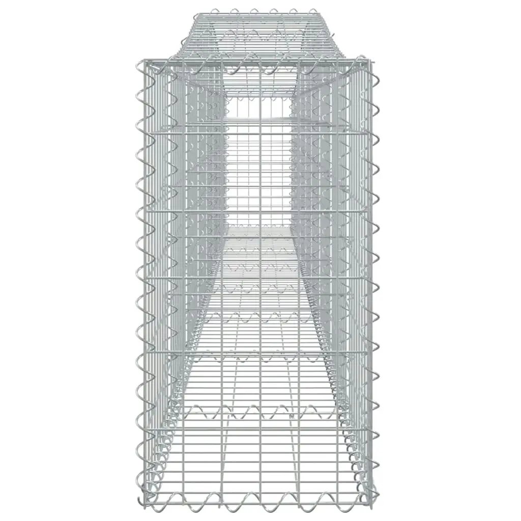 Arched Gabion Basket 400x30x60/80 cm Galvanised Iron 153403