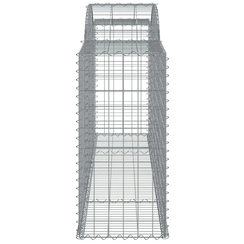 Arched Gabion Basket 300x50x100/120 cm Galvanised Iron 153515