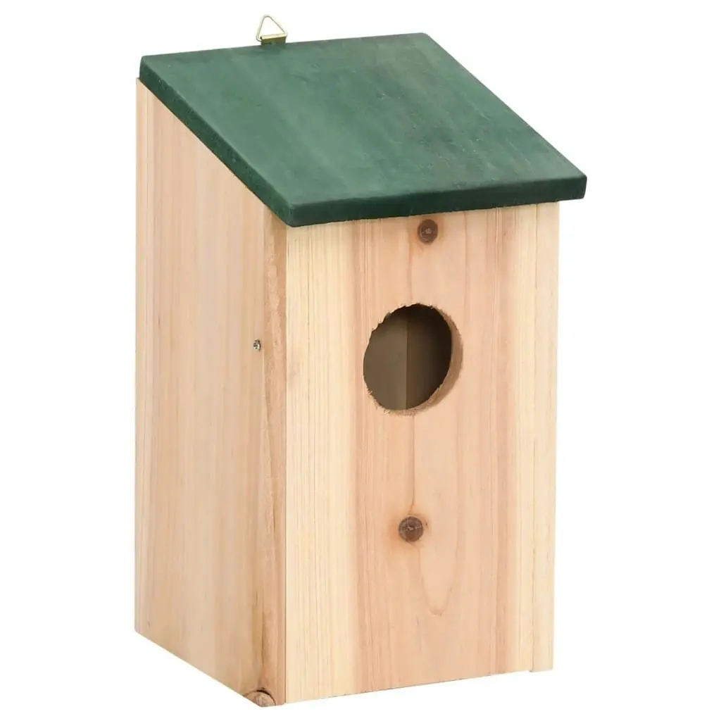 Bird Houses 10 pcs Solid Firwood 12x12x22 cm 314815