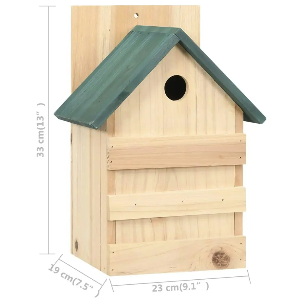 Bird Houses 4 pcs 23x19x33 cm Firwood 47248