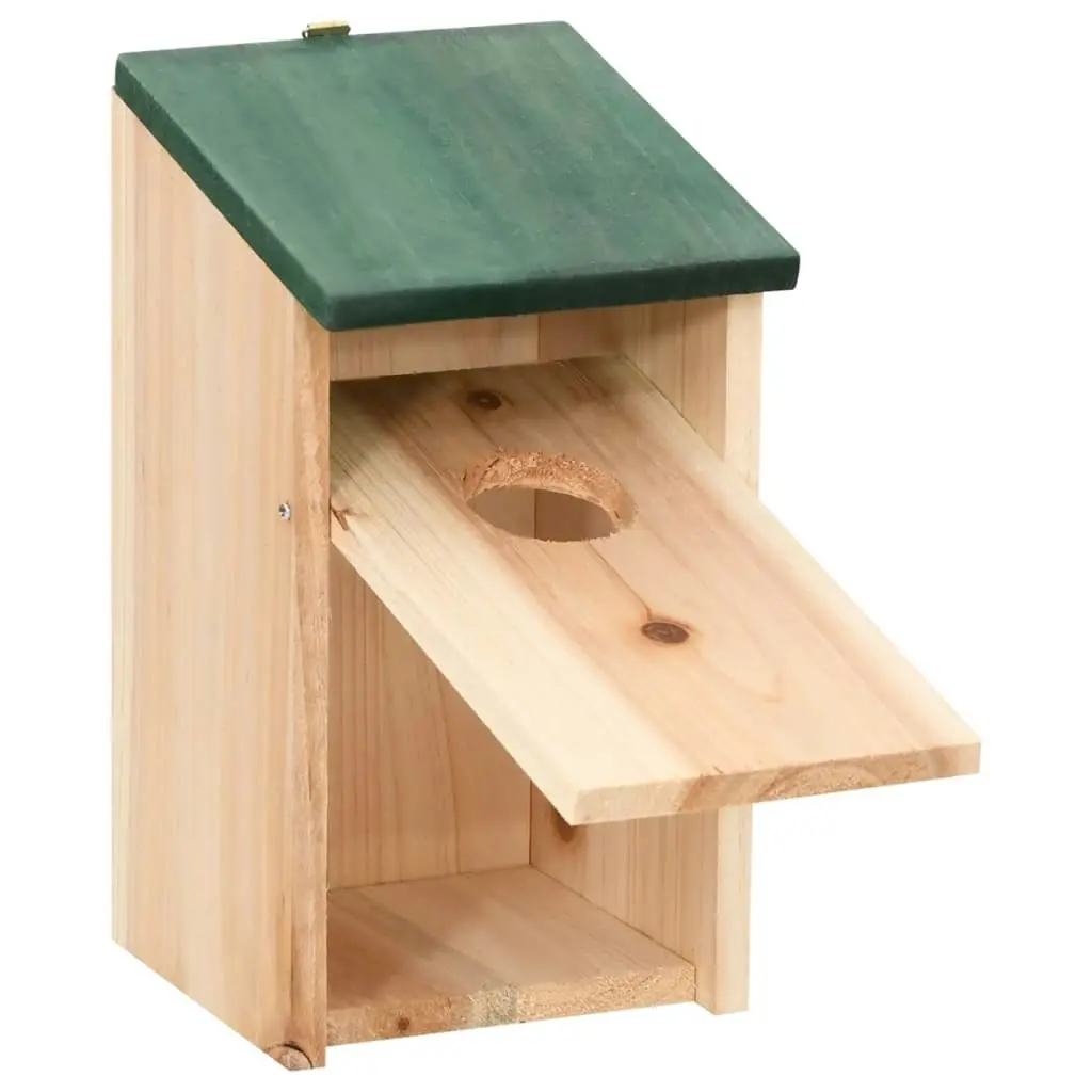 Bird House Nesting Box Wood 4 pcs 41012