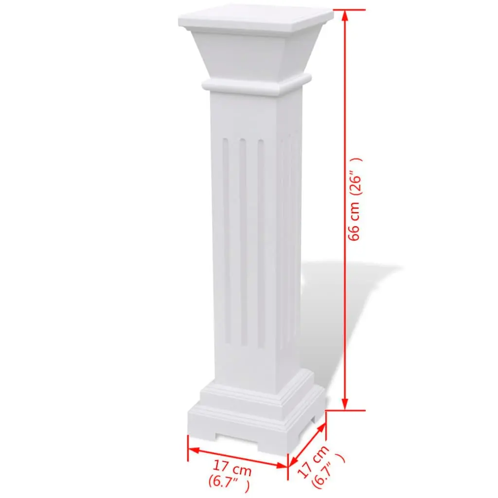 Classic Square Pillar Plant Stand MDF 241849