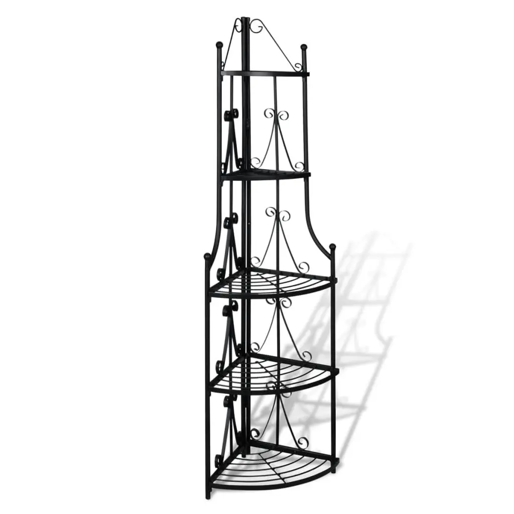 Corner Plant Rack Black 40782