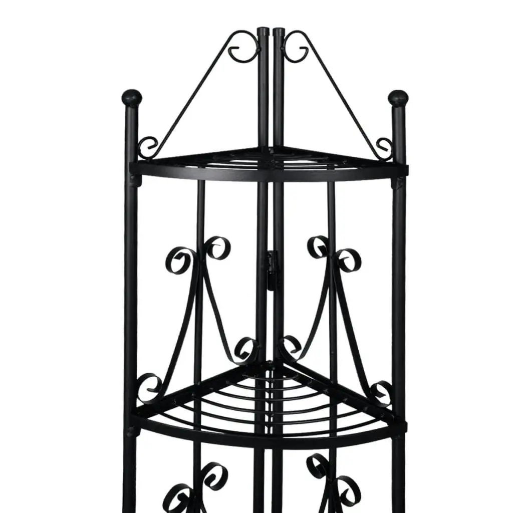 Corner Plant Rack Black 40782