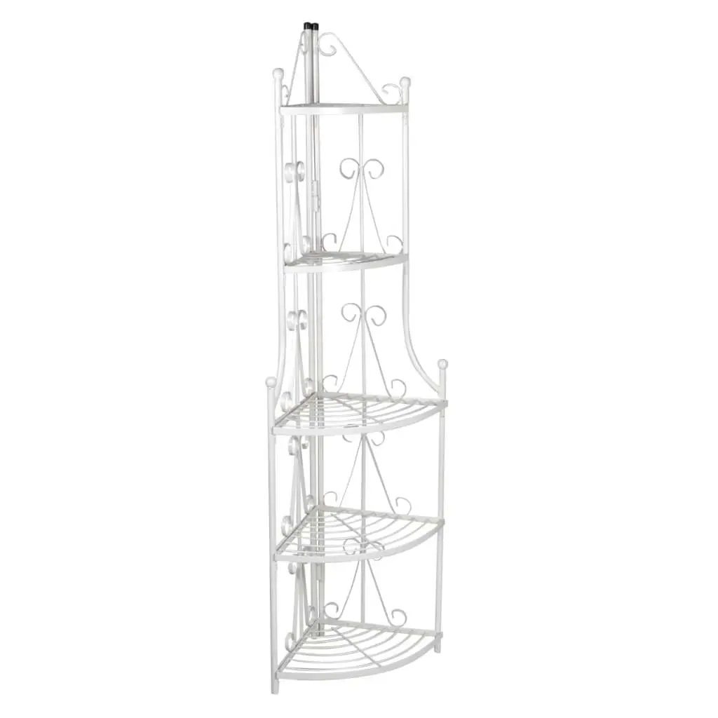 Corner Plant Rack White 40783