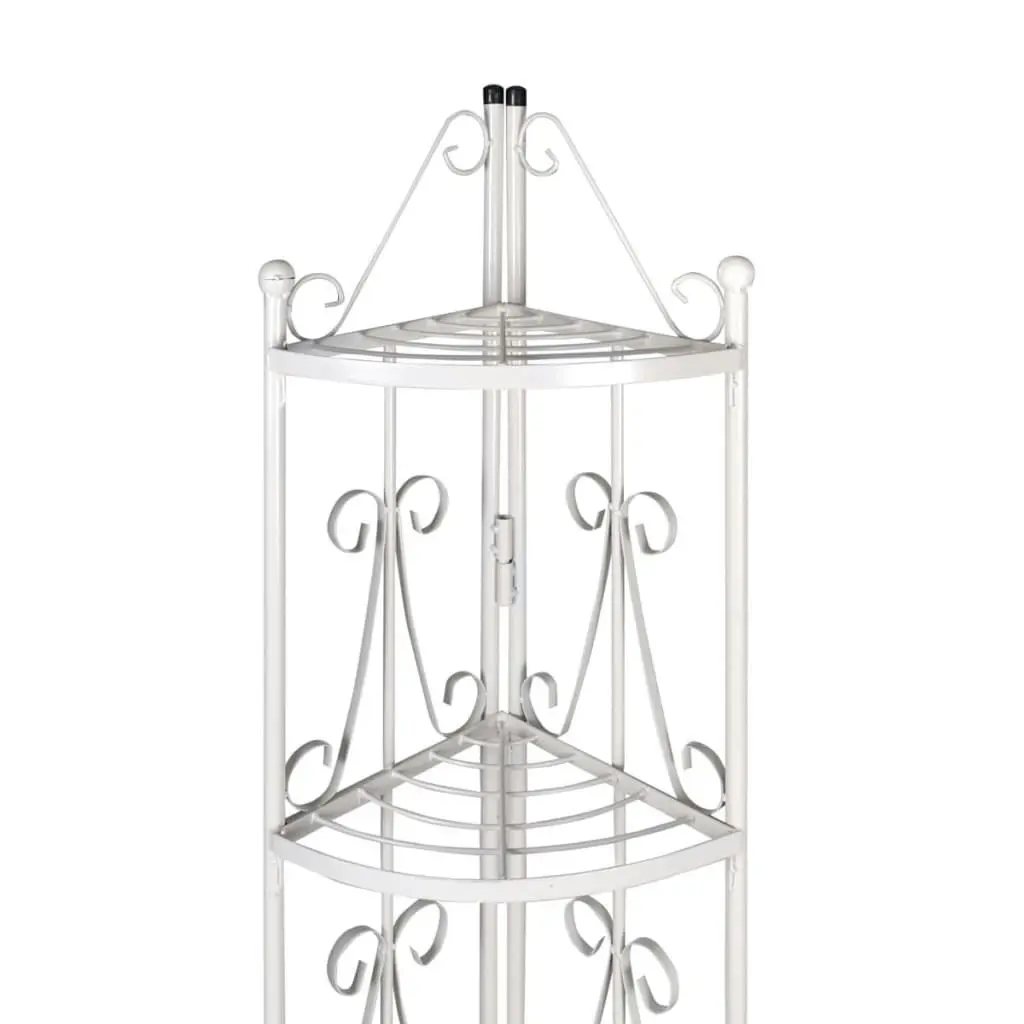 Corner Plant Rack White 40783