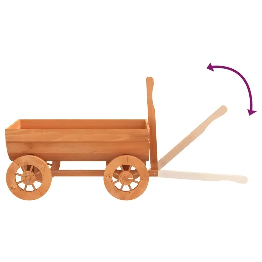 Decorative Wagon 70x43x54 cm Solid Wood Fir 364227