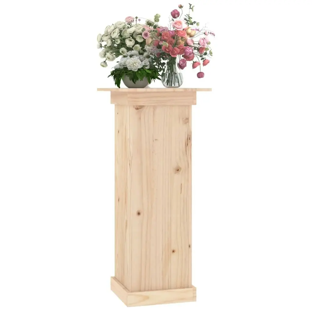 Flower Stand 40x40x90 cm Solid Wood Pine 823634