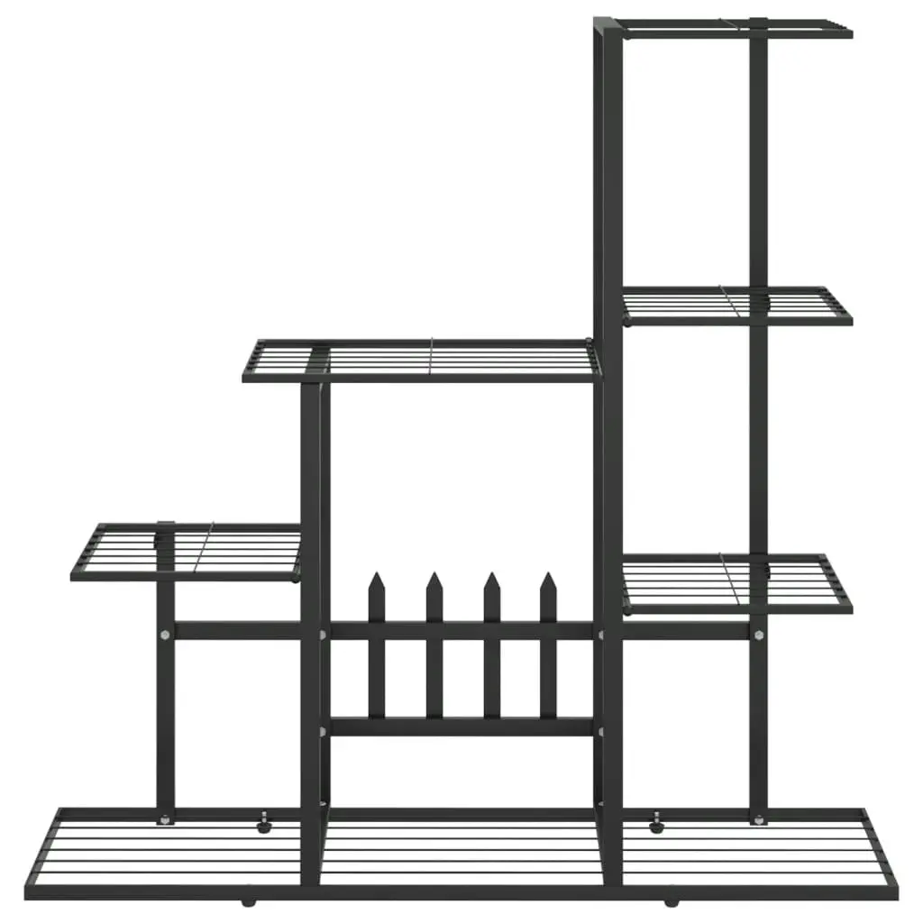 Flower Stand 94.5x25x88 cm Black Metal 336112