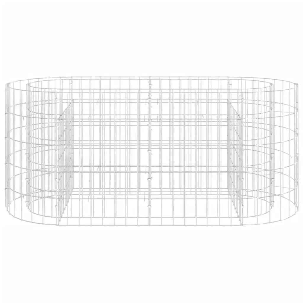 Gabion Raised Bed Galvanised Iron 120x50x50 cm 152024