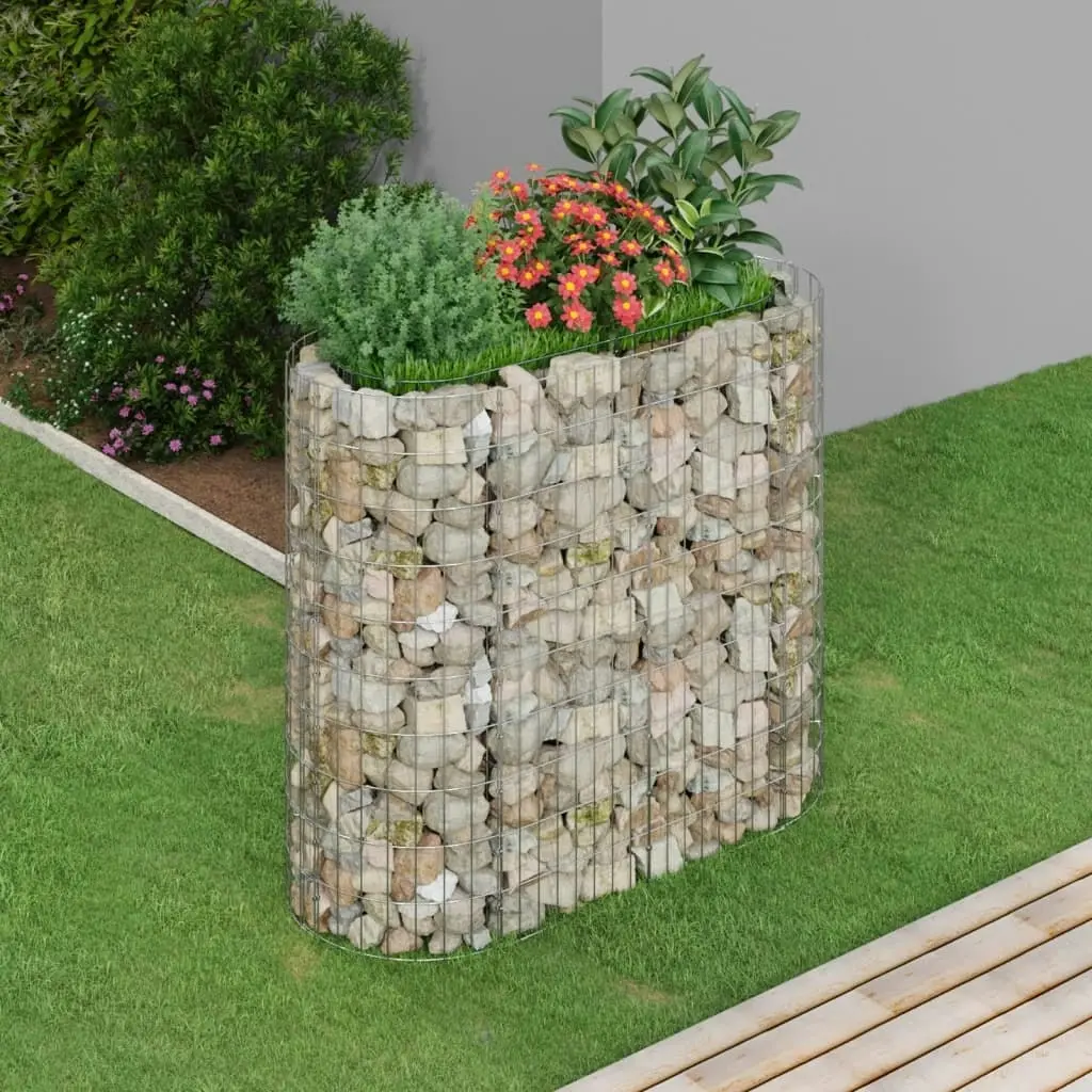 Gabion Raised Bed Galvanised Iron 120x50x100 cm 152032