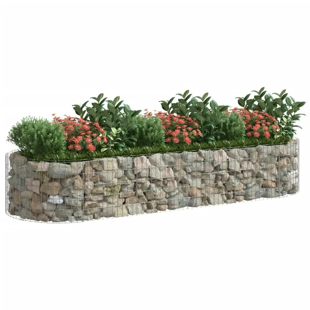 Gabion Raised Bed Galvanised Iron 300x100x50 cm 152041