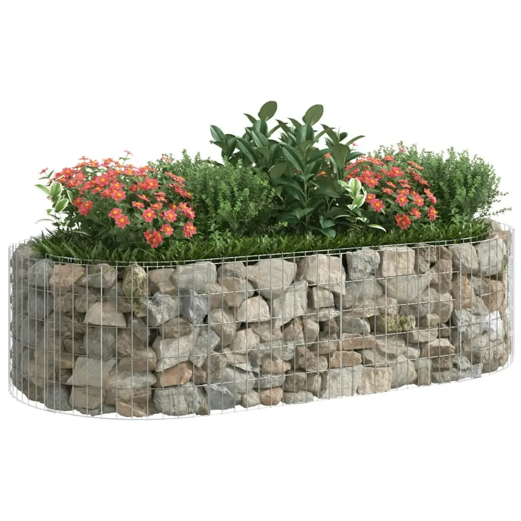 Gabion Raised Bed Galvanised Iron 200x100x50 cm 152040