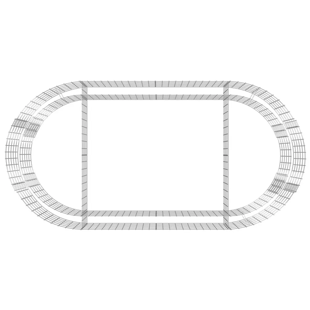 Gabion Raised Bed Galvanised Iron 200x100x50 cm 152040