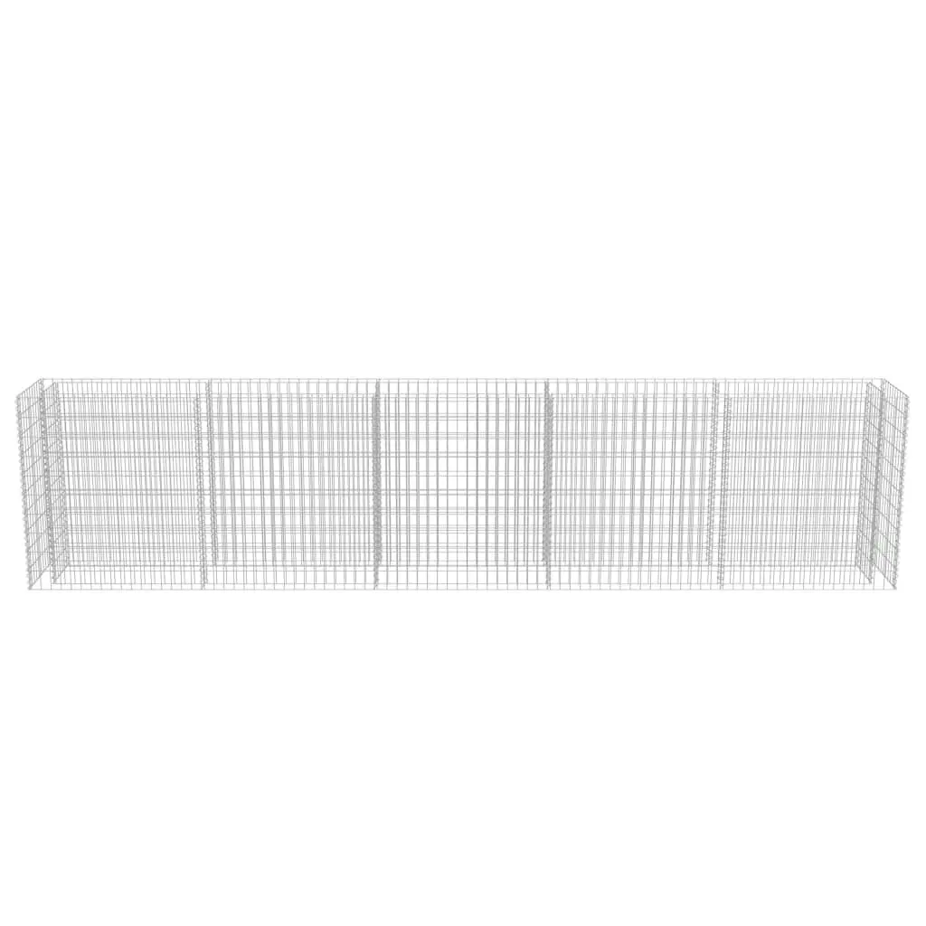 Gabion Raised Bed Galvanised Steel 450x50x100 cm 143564