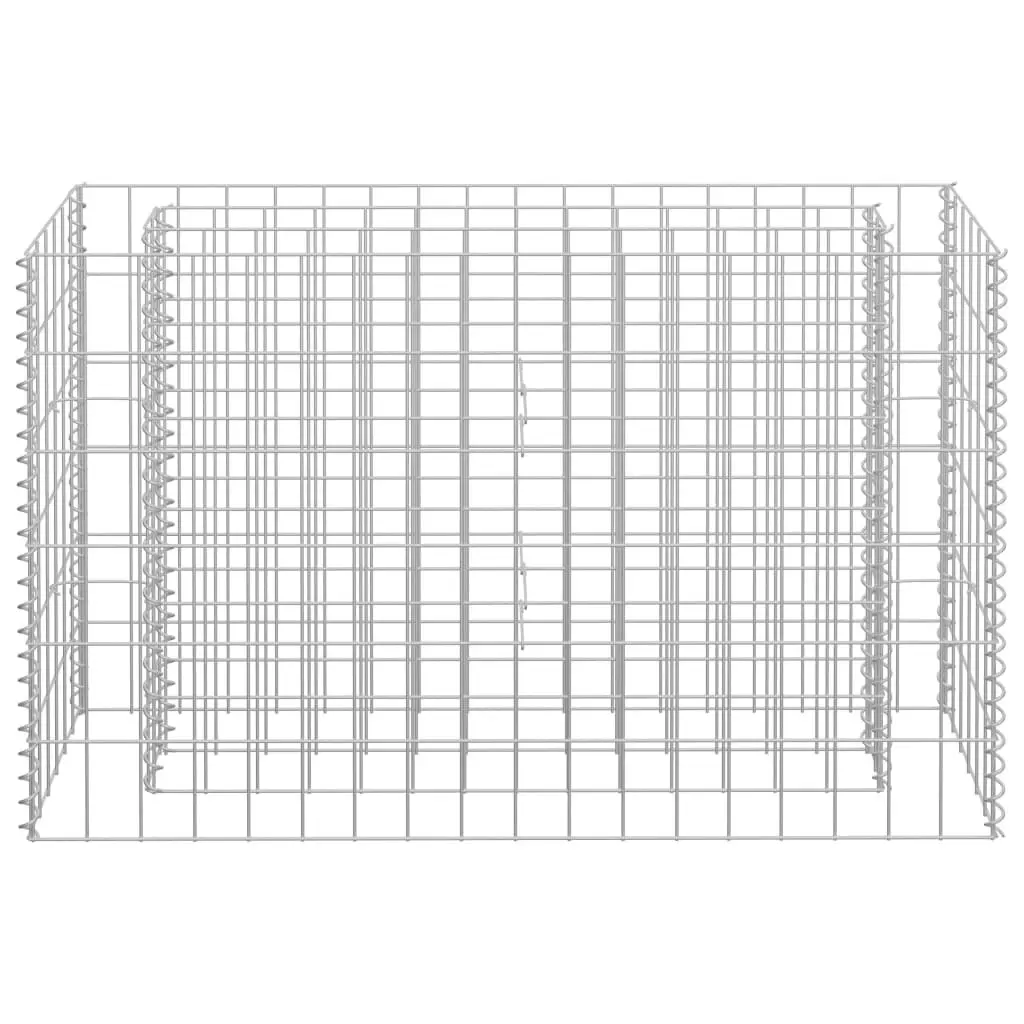 Gabion Raised Bed Galvanised Steel 90x30x60 cm 145630