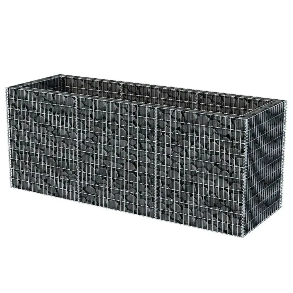 Gabion Raised Bed Steel 270x90x100 cm 142554