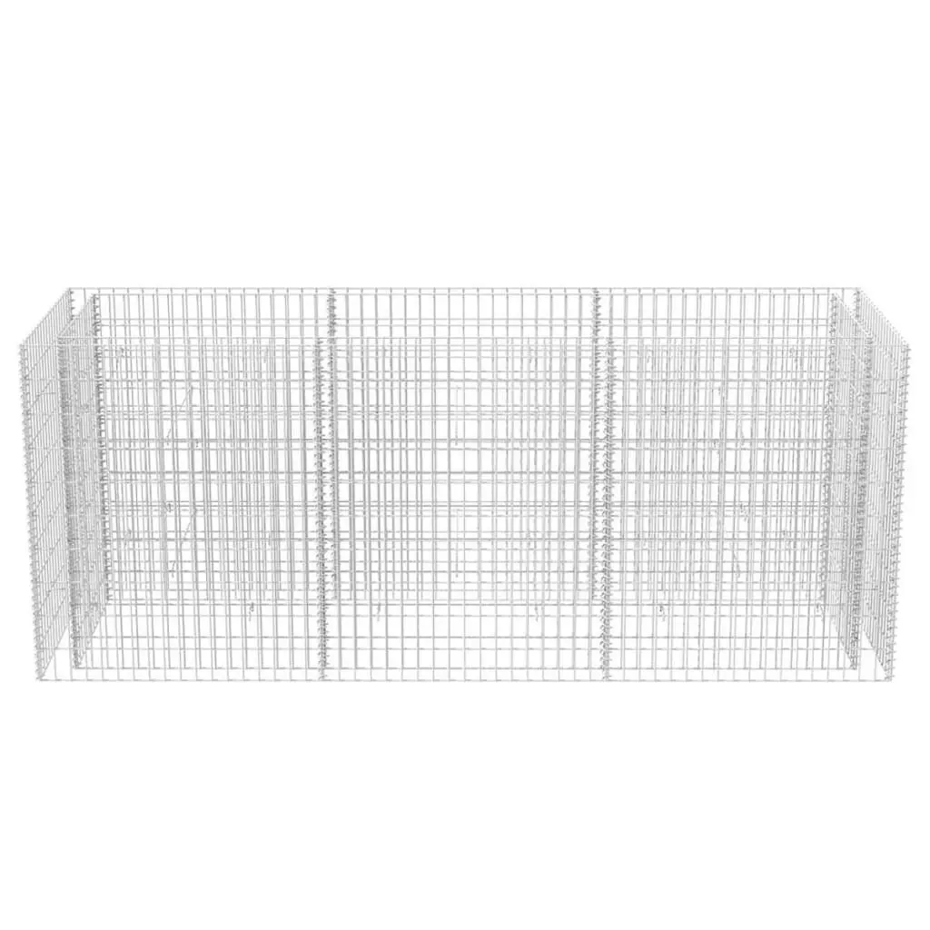 Gabion Raised Bed Steel 270x90x100 cm 142554