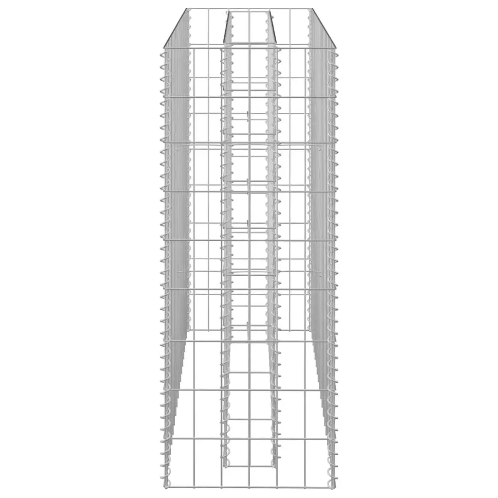 Gabion Raised Bed Galvanised Steel 90x30x90 cm 145631